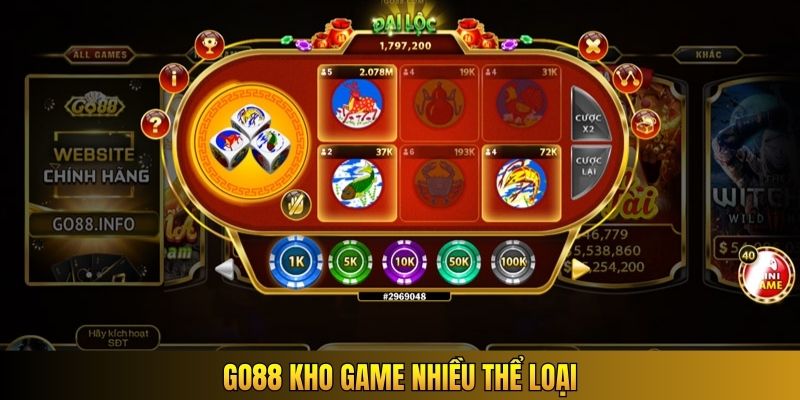 GO88 kho game nhiều thể loại