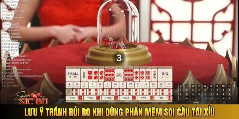 Lưu ý tránh rủi ro khi dùng phần mềm soi cầu Tài Xỉu