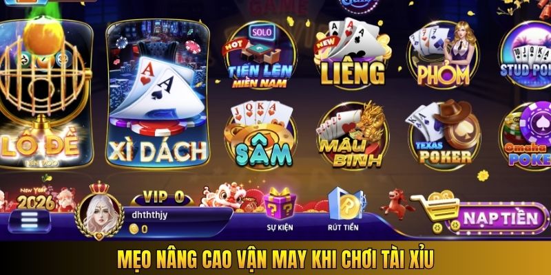 Mẹo nâng cao vận may khi chơi Tài Xỉu