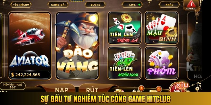 Sự đầu tư nghiêm túc cổng game Hitclub